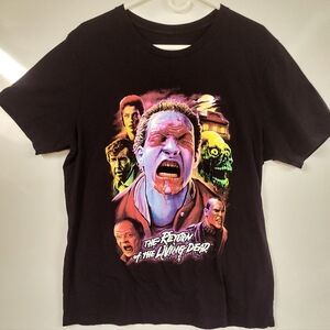 Zombies Horror Design Black Graphic Tee Return Of The Living Dead, Large